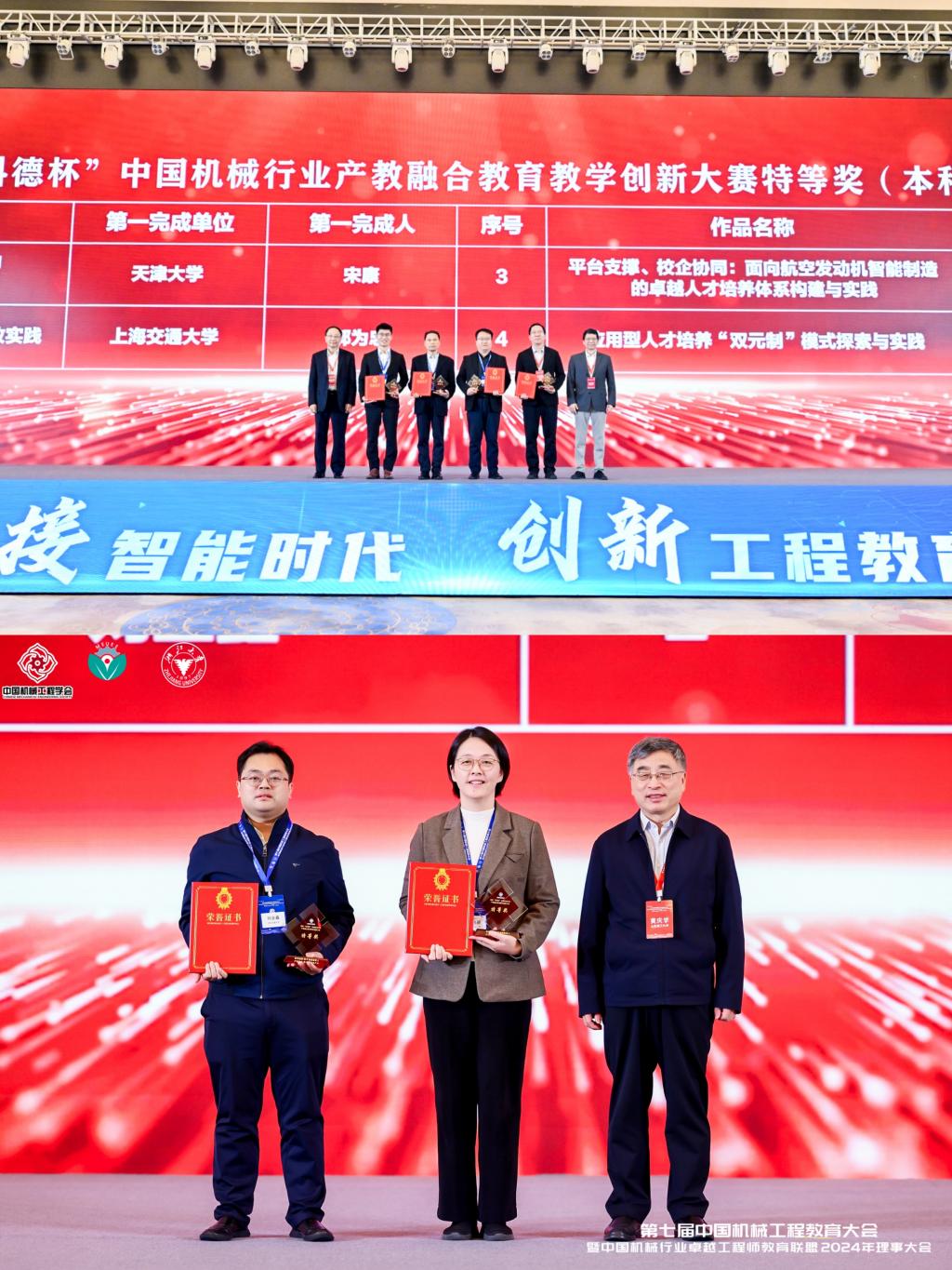 西安交大获首届中国机械行业产教融合教育教学创新大赛两项特等奖(图2) 西安交大获首届中国机械行业产教融合教育教学创新大赛两项特等奖(图2)